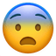 Fearful emoji